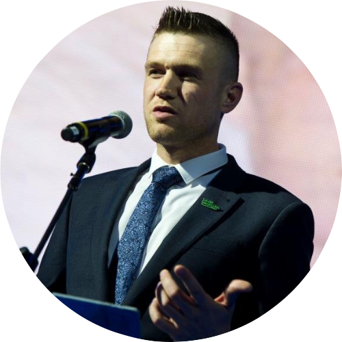 A profile image of James Golding, our guest speaker at the event