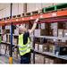 Employee working in a warehouse